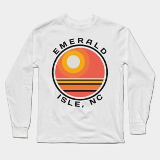 Emerald Isle, NC Summertime Vacationing Sunrise Long Sleeve T-Shirt